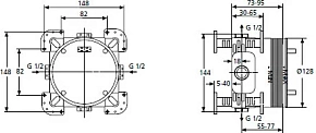 Фото Скрытая часть Ideal Standard Active A1000NU