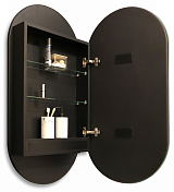 Зеркало-шкаф Azario Soho 50 черный , изображение 5