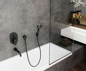 Фото Смеситель Hansgrohe Vernis Blend 71449670 для ванны с душем