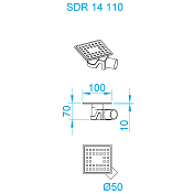 Душевой трап RGW Shower Drain SDR-14B 47211411-04 , изображение 3