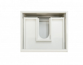 Фото Тумба с раковиной Эстет Dallas Luxe 150 L белая подвесная 2 ящика