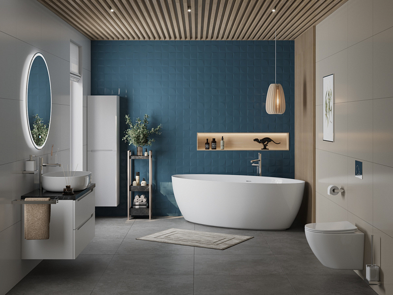 Акриловая ванна BelBagno BB707-1860-880 185x90 , изображение 4