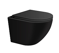 Комплект Sintesi-1 (унитаз с инсталляцией, сиденье, клавиша черная) , изображение 4