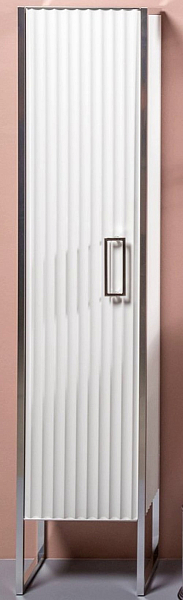Шкаф-пенал Armadi Art Monaco 35 L  белый, хром , изображение 1