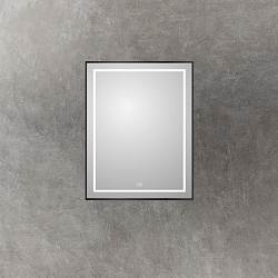 Фото Зеркало BelBagno Kraft SPC-KRAFT-700-900-LED-TCH-WARM-NERO