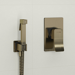 Фото Гигиенический душ Wasserkraft Exter A01652 со смесителем, с внутренней частью