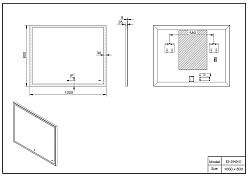 Зеркало Esbano ES-2542 KD , изображение 3