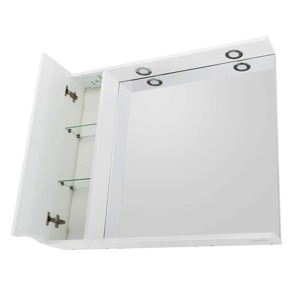 Зеркало-шкаф BelBagno Marino SPC-900/750-1A-B левый , изображение 6
