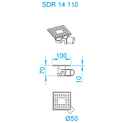 Душевой трап RGW Shower Drain SDR-14 47211411-01, изображение 4